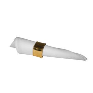 Producto de decoración, servilletero redondo con acabado chapado en oro, nueva vajilla de Hotel a la moda, servilletero de aluminio hecho a mano - Product Image 3