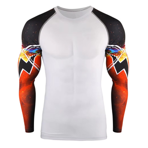 Camiseta de Compresión Sublimada al por Mayor para Mujer, Protección Solar UPF50+, Spandex/Poliéster, Personalizada - Product Image 3