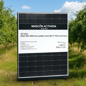 แผงโซลาร์เซลล์ Jidi Solar JD260-60P 600W โมโนคริสตัลไลน์แบบฮาล์ฟเซลล์ HJT PERC - Product Image 3