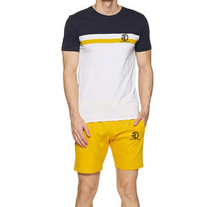 Vente en gros de t-shirts ensemble de shorts sweat ensemble 2 pièces confortable t-shirts et shorts respirants pour hommes - Product Image 6