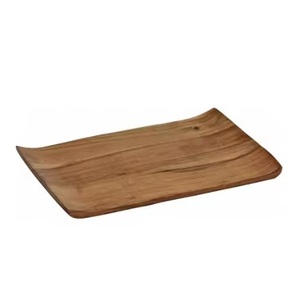 Classic Wooden Trays Elegant <b>Home</b> Serving <b>Essentials</b>, Great for Tableware Serving Food and Beverages Serving Trays - Product Image 1