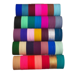 Juego de Brazaletes Geométricos Churi Hechos a Mano 2024, Colores y Tamaños Personalizados, Joyería de Boda India/Pakistaní Moderna para Mujer, Venta al Por Mayor - Product Image 6