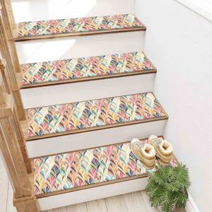 Alfombra Estampada Colorida: Diseño Étnico, Diseño Moderno, Toque Personalizado, Alfombra de Entrada - Product Image 3