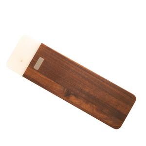 Top [Vente planche à découper en marbre en bois d'acacia cuisine en marbre planche à découper en forme carrée avec poignée polie pour Offre Spéciale - Product Image 6