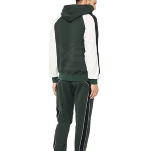 Chándales de invierno de algodón 100% para hombre, conjuntos de patrón sólido de etiqueta privada personalizados de alta Fabricación, diseño ecológico a prueba de viento - Product Image 6