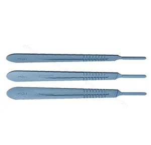 Instrumento quirúrgico médico para estudiantes de tijeras veterinarias, fórceps, porta agujas, mango de bisturí, acero inoxidable - Product Image 5