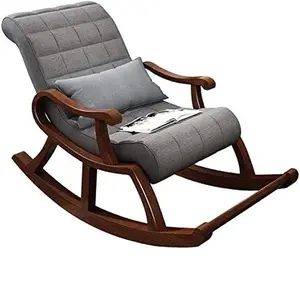 كرسي استراحة خشبي ممتاز حديث من مورد هندي كرسي استرخاء بتصميم أوروبي تصميم تراثي منحوت مصنوع يدويًا من خشب الساج الصلب