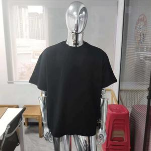 เสื้อยืดผ้าฝ้ายน้ำหนักมากของ100% สำหรับผู้ชายเสื้อยืดผ้าฝ้าย220 GSM 180โอเวอร์ไซส์ออกแบบโลโก้ได้ตามต้องการ - Product Image 2