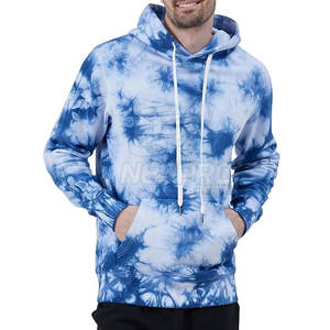 Vente en gros 100% coton hiver respirant tie dye sweats à capuche dernier style couleur unie personnalisé - Product Image 1