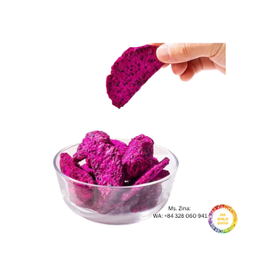 Fruits du dragon lyophilisés naturels, chips de fruits du dragon séchés, collation de fruits tropicaux croustillants - Product Image 4