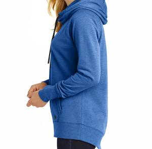 เสื้อมีฮู้ดสำหรับผู้ชายเสื้อมีฮู้ดผ้าคอตตอนสีทึบระบายอากาศได้ดีโลโก้ออกแบบได้ตามต้องการ - Product Image 4