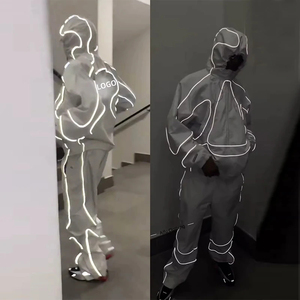 Matériau respirant à manches longues hommes survêtement Offre Spéciale dernière mode décontractée hommes fermeture éclair survêtements couleur hiver saison survêtement - Product Image 2