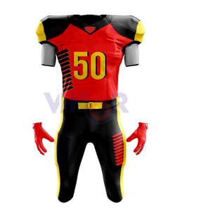 Equipo personalizado ropa deportiva sublimación uniforme de fútbol americano mejor calidad más tamaño personalizado uniformes de fútbol americano para adultos - Product Image 5