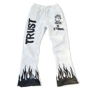 Pantalones Deportivos Casuales de Cintura Media, Corte Recto, con Bolsillos, Versátiles, de Lona, 100% Algodón, Impermeables - Product Image 1