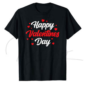 Camiseta de Hombre, Nuevo Estilo, Venta Caliente, Día de San Valentín, Cómoda, al por Mayor, Manga Corta, Poliéster/Algodón de Alta Calidad, Estampada - Product Image 6