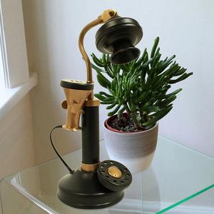 ClassicCall <b>Vintage</b> <b>Telephone</b> Sculpture Elegant Retro Metal Phone Decor for Home or Office for Collectors' Display - Product Image 1