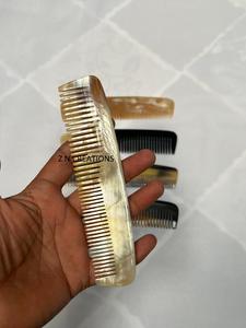 Productos populares de alta calidad, peines de pelo de cuerno, peines de mango de cuerno de búfalo en La India con el mejor precio - Product Image 2