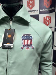 Veste en peau de mouton de qualité supérieure pour homme, col montant Avirex, véritable cuir écologique, respirant, design avant réversible, coupe-vent - Product Image 4