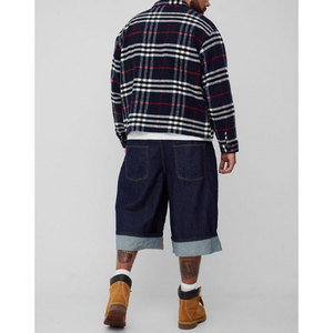 Short en jean avec logo personnalisé pour hommes Short d'été à séchage rapide de haute qualité avec braguette à glissière Nouveau design de mode - Product Image 5