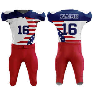 Maillot de football américain personnalisable Style jeunesse Design respirant à un prix Derniers uniformes - Product Image 3