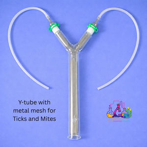Large Olfactometer Y-Tube with Stainless Steel Mesh 30mm Diameter 50cm Length <b>Silicone</b> <b>Tubing</b> for Tick Mite Behavioral Research - Product Image 1