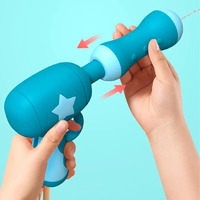 Lanceur de pistolet à eau en plastique en forme de dinosaure, non standard, avec pompe et couleurs assorties