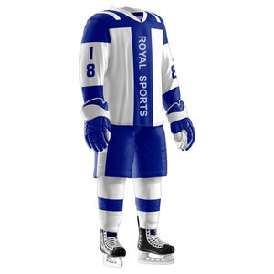 MEJOR precio de fábrica personalizado uniforme de hockey ropa de equipo diseño de sublimación de alta calidad conjunto de Jersey de hockey sobre hielo uniforme para hombres - Product Image 5