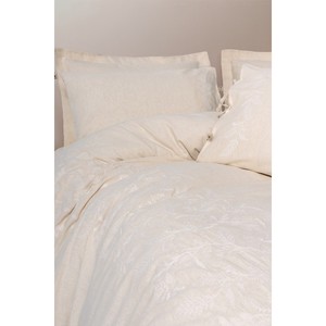 Kivora Double Duvet Cover <b>Set</b> Soft Cotton Linen Floral Pattern Ruffles 3pcs for Home Bedding <b>Comforter</b> Wedding Hospital Hotel - Product Image 2