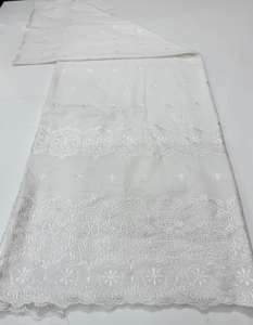 Ahe Eco-Friendly Luxury 100% Cotton Embroidery <b>Lace</b> <b>Fabric</b> Mixcolor for Voile African <b>Lace</b> Traditional Women Wear 5 Yard for Sew - Product Image 3