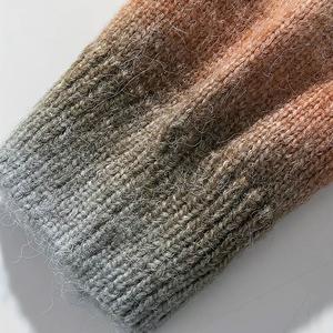 Pull à col rond pour homme, mode streetwear automne 2026, taille plus, en tricot, fabriqué au Pakistan - Product Image 3