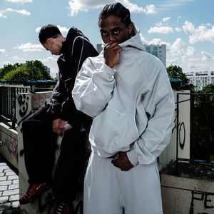 Survêtements coupe-vent en nylon de haute qualité, design personnalisé, blocs de couleur, survêtement de sport pour hommes, survêtements coupe-vent - Product Image 2