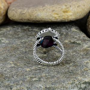 Anillo fino Vintage de la mejor calidad para mujer, mezcla de plata de ley 925 sólida, ostra turquesa, 10x14mm, ajuste de bisel, joyería hecha a mano - Product Image 2