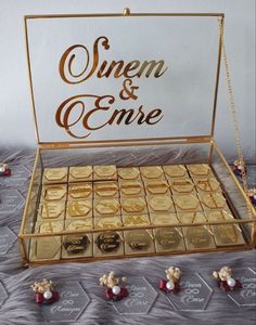 Luxury Eco-friendly Customizable Gold Metal Brass <b>Glass</b> Jewelry <b>Box</b> with Statement Sophisticated Display - Product Image 3