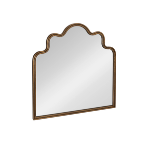 Elegante espejo de pared de metal plateado rectangular, diseño hecho a mano, decoración interior contemporánea para sala de estar - Product Image 1