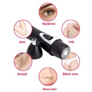 Rasoir électrique portable pour femmes, mini-tondeuse à poils de nez et épilateur facial étanche avec alimentation USB, indolore pour les femmes - Product Image 3