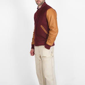 Chaqueta Varsity de moda para hombre Cool College Style Cómodo Invierno Moda Casual Prendas de abrigo - Product Image 6