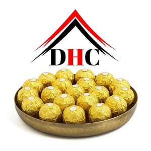 Decorative metal chocolate serving tray artistic finish elevating your presentation to a whole new level of sophistication - Product Image 3