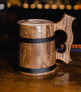 แก้วดื่มทำจากไม้ชุดแก้วกาแฟและชาสำหรับร้านอาหารและบ้าน - Product Image 1