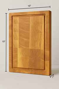 Planche à découper en bois massif de chêne naturel de qualité supérieure 2026, planche de cuisine robuste et durable - Product Image 3