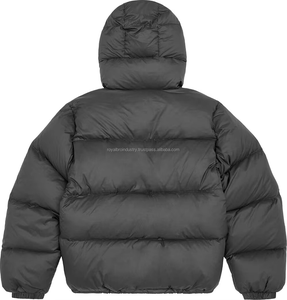 Chaqueta de Invierno para Hombre, Estilo Vintage, con Capucha, Acolchada, Ecológica, Transpirable, Ligera, de Poliéster, para Exteriores, Cálida - Product Image 2