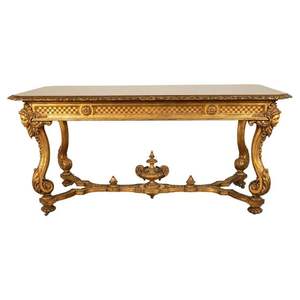 TABLE À MANGER CLASSIQUE SCULPTÉE À LA MAIN BOIS D'ACAJOU INDONÉSIEN, BaroqueFABRICANT DE MEUBLES DE SALLE À MANGER À JEPARA 82 - Product Image 2