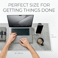 Alas Meja Felt Besar Tahan Lama dengan Logo Kustom, Laris di Pabrik, Pelindung Mouse Pad Anti Selip untuk Meja Kantor