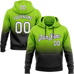 2025 Custom High Quality Tackle Twill Embroidery Winter Fleece Ice <b>Hockey</b> Jersey Hoodies with Laces New Arrival - Product Image 2