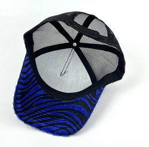 Sombreros de camionero personalizables para hombre, diseño de 5 paneles de media malla transpirable, MOQ bajo, gorras apropiadas para la playa de tela común OEM - Product Image 3