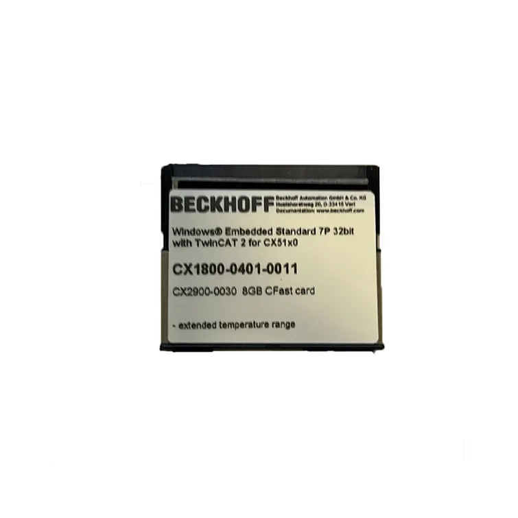 High Quality For Sale Beckhoff CX1800-0401-0011 Twin Cat 32 Bit CFast Tech 64 Gb Micro Sd Card Industry