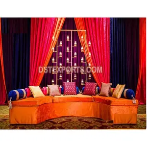 การตกแต่งที่นั่งเจ้าสาวในงานมีห์นดีแบบมุสลิม  ธีมโมร็อกโกสำหรับงานนั่งเล่นเจ้าสาวในงานเฮนน่า  งานซันจีต  ที่นั่งเจ้าสาวแบบอาหรับในสหราชอาณาจักร - Product Image 1