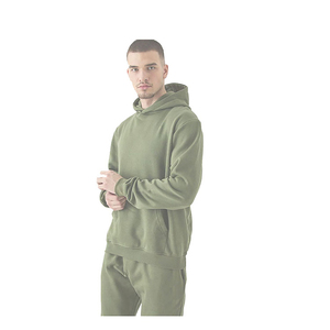 Conjunto de Sudadera con Capucha y Pantalones Deportivos de Manga Larga con Diseño de Tread, Teñido Liso, Estilo Holgado, Chándales para Hombre para Invierno, Diseña el Tuyo - Product Image 6