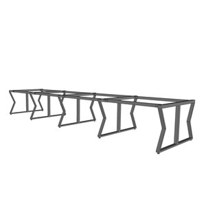 Industrial-Style 8-Sitzer Foldable Iron Frame Cluster Table System for Apartments Kitchens Hotels <b>Bedrooms</b>-MConcept HCMC032 - Product Image 2