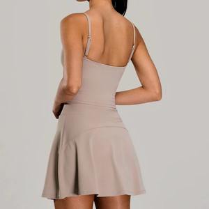 Vêtements de sport pour femmes en gros, robe de sport personnalisée pour le gym, le golf, le yoga, jupe de sport pour le tennis, entraînement - Product Image 3