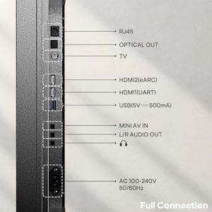 32-Inch Smart Outdoor TV 1080P Full Sun Brightness Weatherproof for Outside <b>Wireless</b> Connectivity for Kitchen Use - Product Image 1